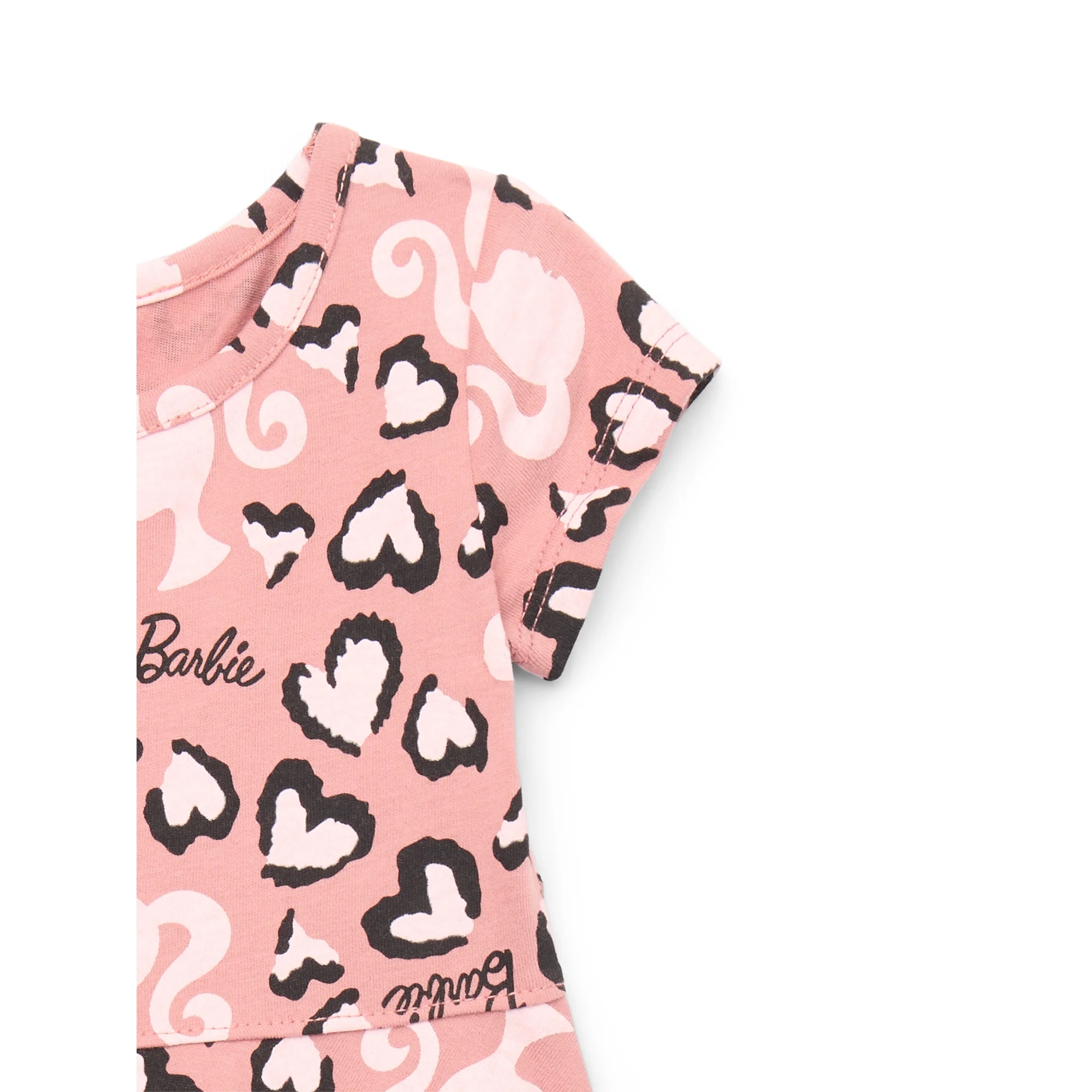 Barbie Vestido Estampado para Niñas Margas cortas