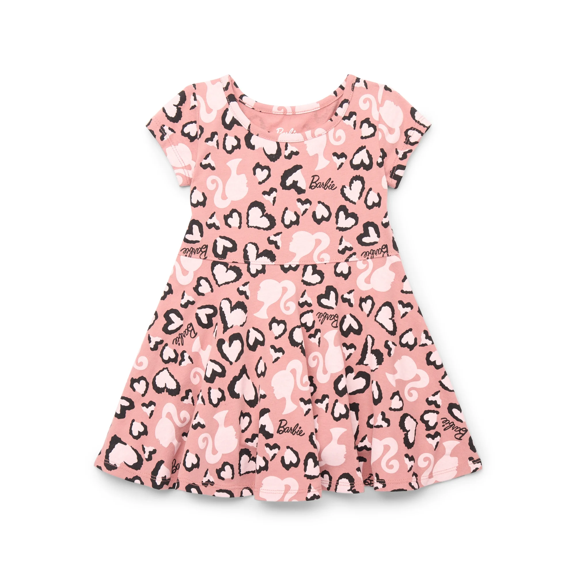 Barbie Vestido Estampado para Niñas Margas cortas