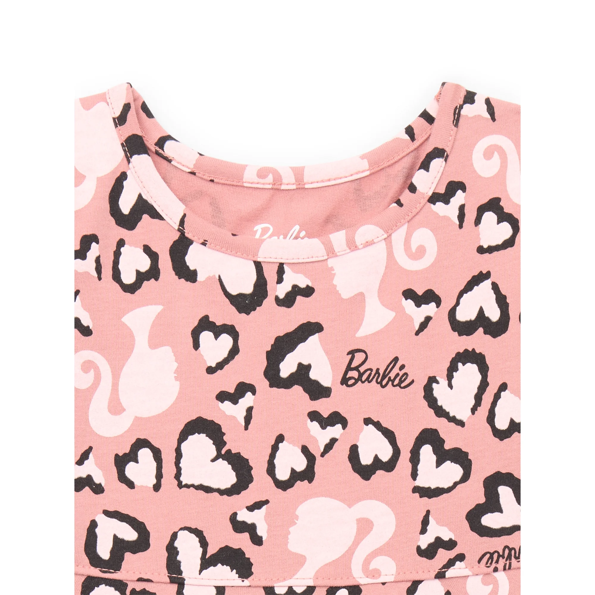 Barbie Vestido Estampado para Niñas Margas cortas